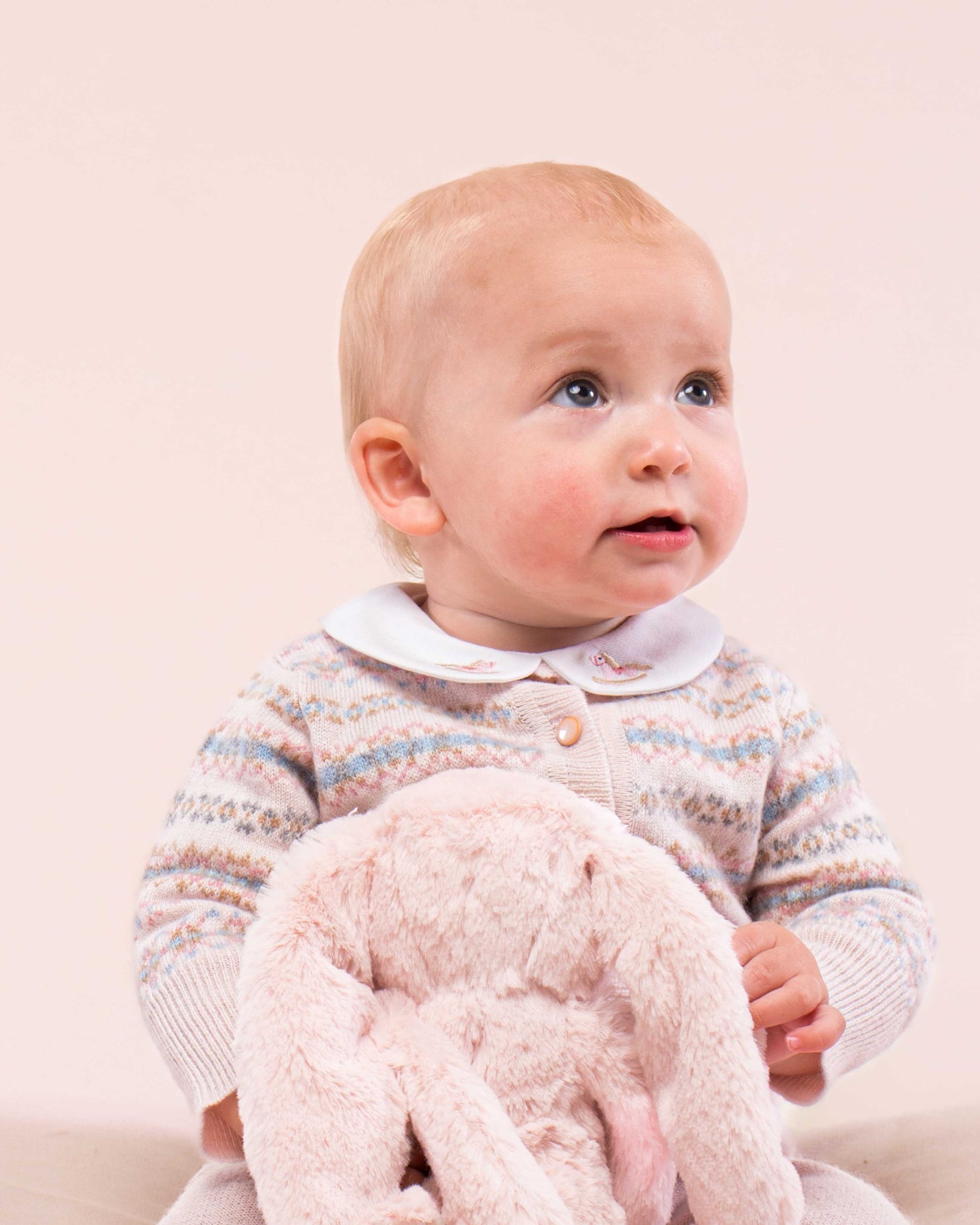 Courchevel Cashmere Pink Cardigan
